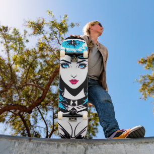 Skateboard Pop Art Girl Skate : Ride Your Story