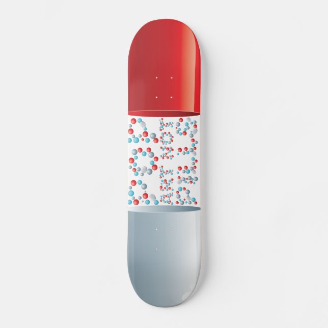 Skateboard Pop Art Not Pills Skboard (Recto)