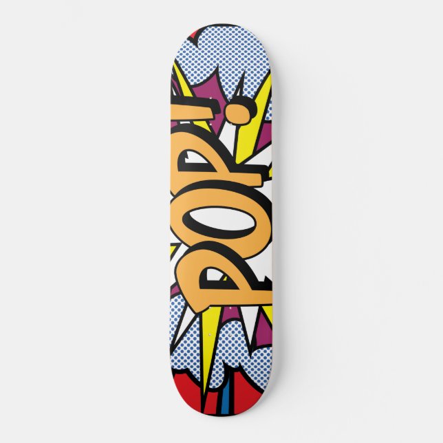 Skateboard Pop Art Skate (Recto)
