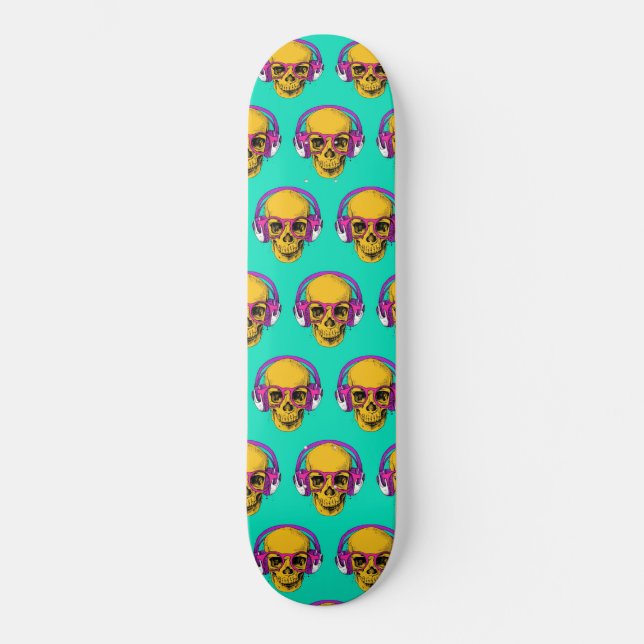 Skateboard - Pop Art Skull (Recto)