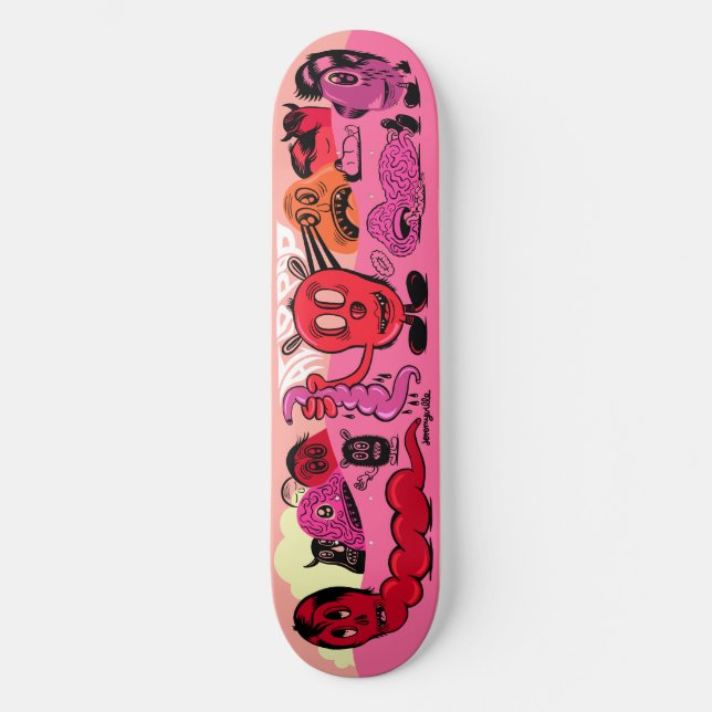 Skateboard Pop d'acide 1 (Recto)