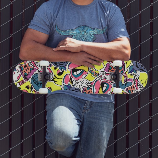 Skateboard Pop urbain (Extérieur 3)