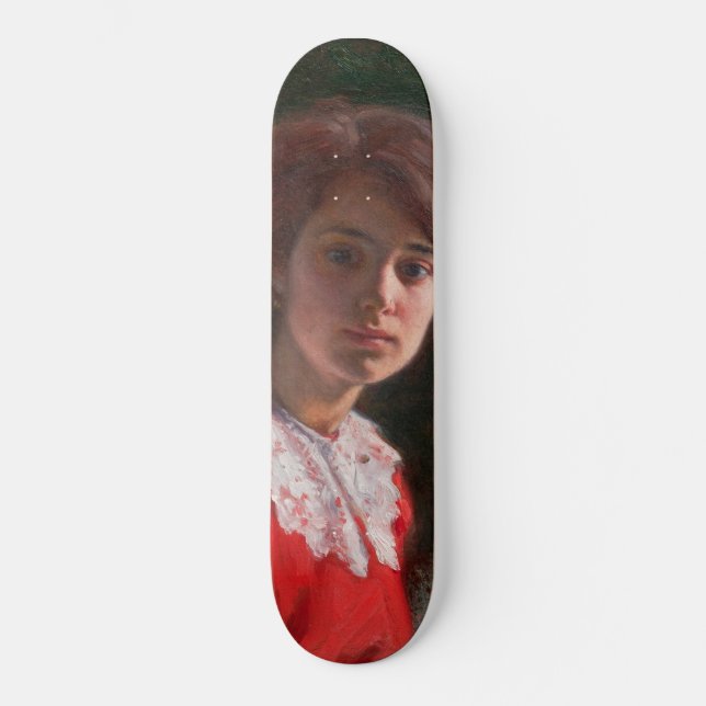 Skateboard Portrait d'une dame (par Elin Danielson-Gambogi) (Recto)