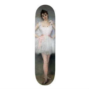 Skateboard Portrait d'une jeune ballerine