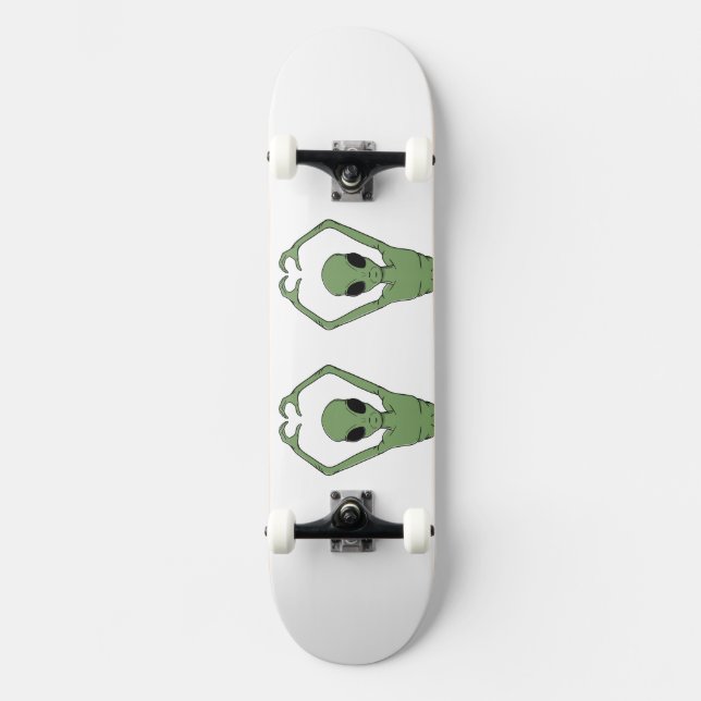 Skateboard Pose de cœur extraterrestre (Recto)