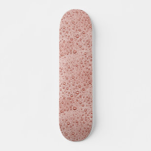 Skateboard Poser des gouttelettes d'eau orange