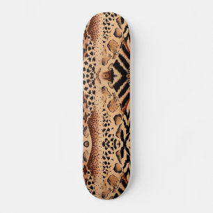 Skateboard Poster de animal tribal africain