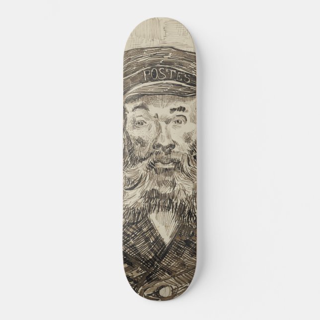 Skateboard Postman Joseph Roulin (Sepia Sketch) (par van Gogh (Recto)