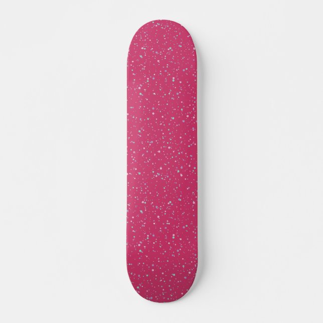 Skateboard Pots de peinture Pastel Raspberry Pink (Devant)