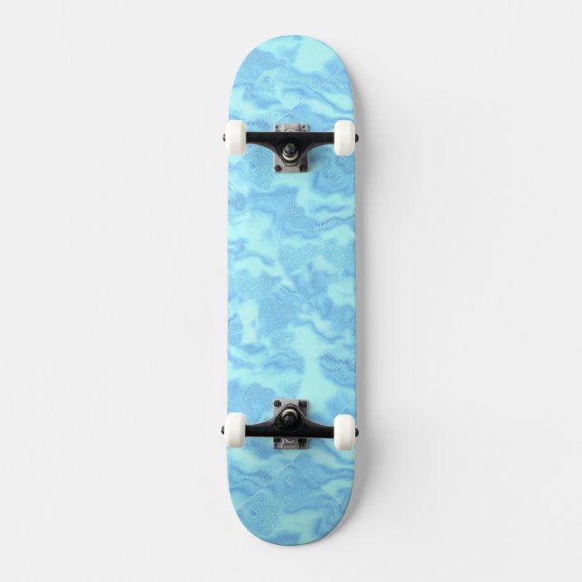 Skateboard Poudre Bleu (Recto)