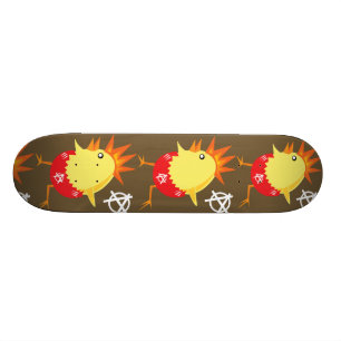 Skateboard Poulet de Punk Rock