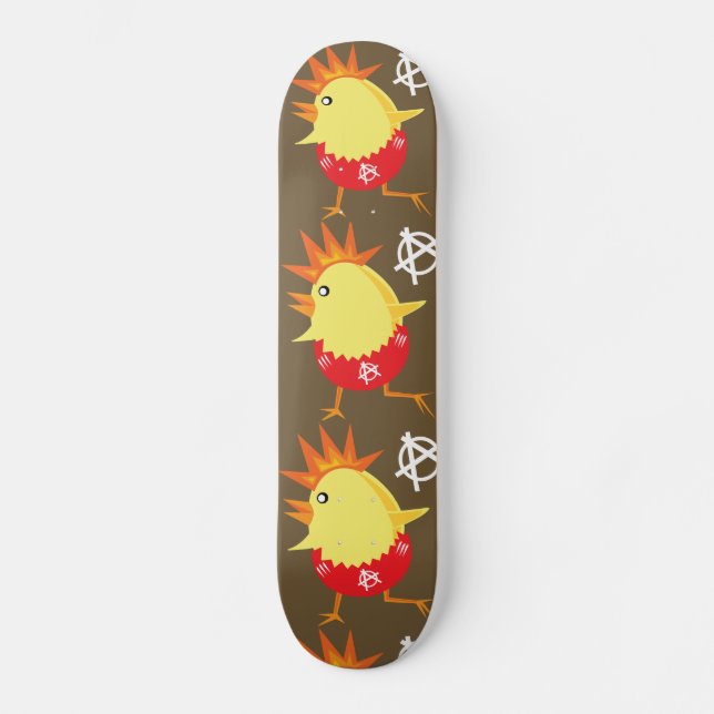 Skateboard Poulet Punk Rock (Recto)