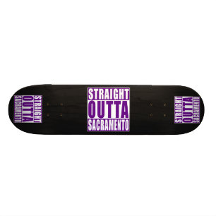 Skateboard Pourpre droit d'Outta Sacramento