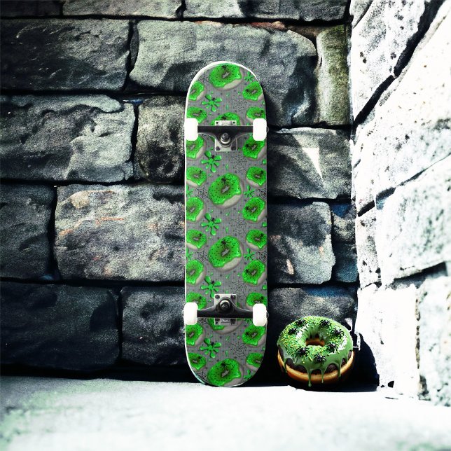 Skateboard Poussins de zombie vert (Créateur téléchargé)