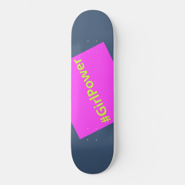 SKATEBOARD POUVOIR DE FILLE HASHTAG (Recto)