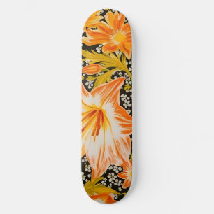 Skateboard Pré-raphate de William Morris Golden Lily Vintage