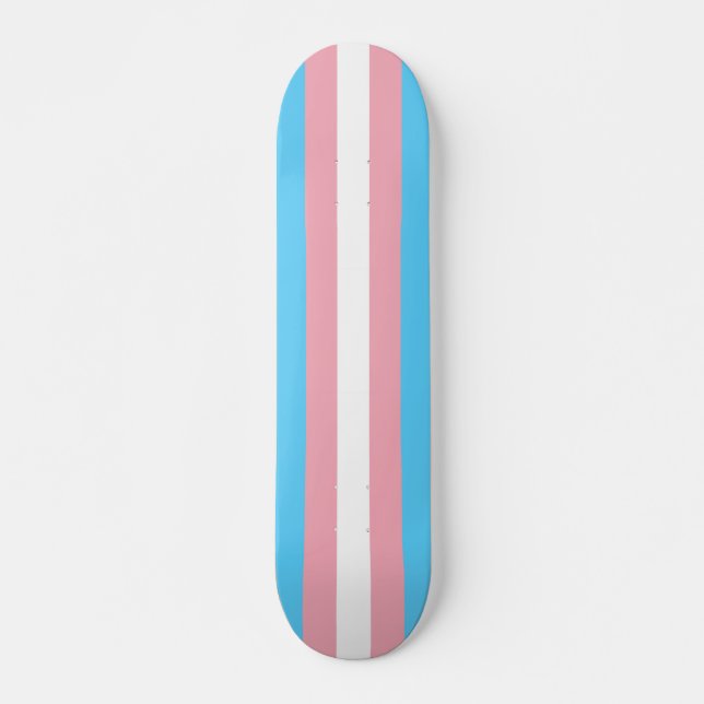Skateboard Pride de trans (pont) (Devant)