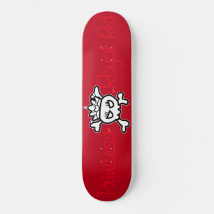 Skateboard Princesse Tiara sur Royal Red