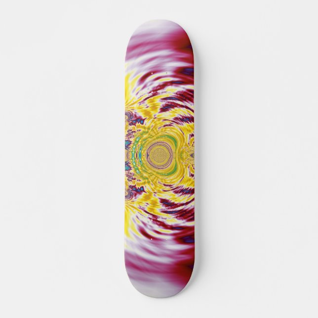 Skateboard Printemps rouge (Devant)