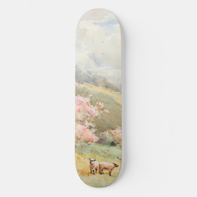 Skateboard Printemps vintage par Joseph Rubens Powell (Recto)