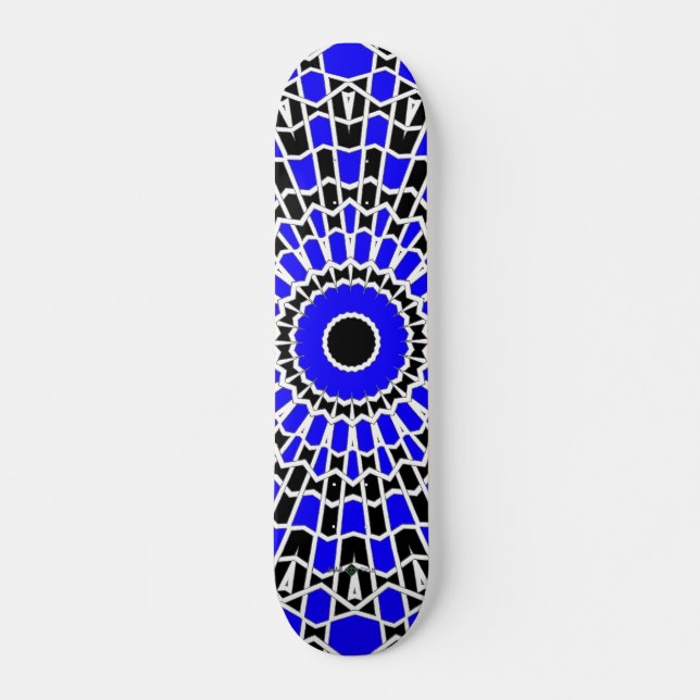 Skateboard Prism Mandala ( Bleu ) (Devant)
