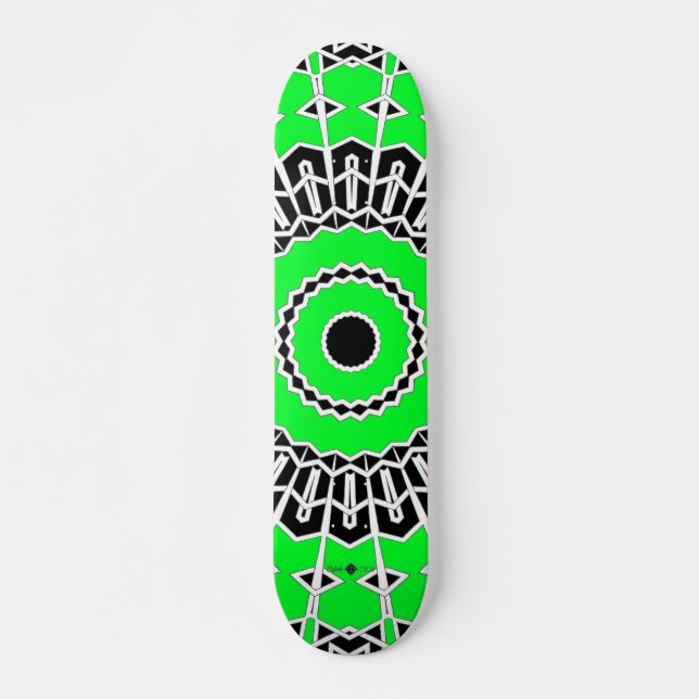Skateboard Prism Mandala ( Vert ) (Devant)