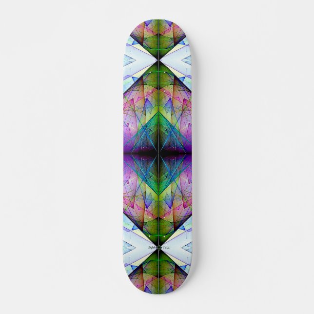 Skateboard Prisme triangulaire inversé (Devant)