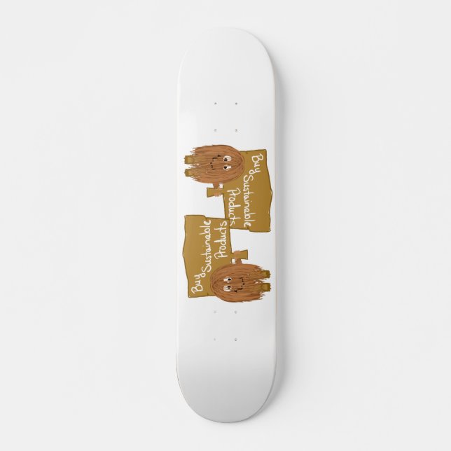 Skateboard Produits viables Brown (Devant)