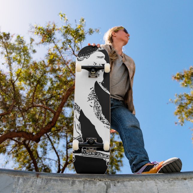 Skateboard Profitez gratuitement du ski urbain rétro (Extérieur 1)