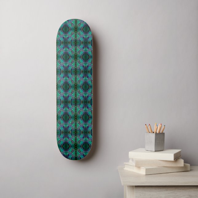 Skateboard Profondeurs à bijoux (Art mural)