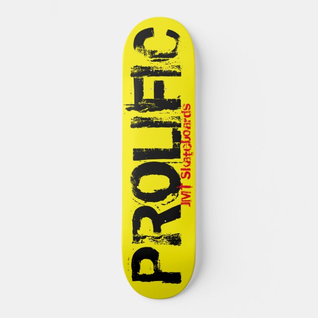 SKATEBOARD PROLIFIQUE /JMT SKATEBOARDS (Recto)
