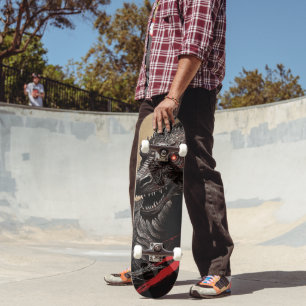 Skateboard Promenez-vous dans les flammes de la créativité av