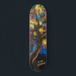 Skateboard Psychedelic Deck for Skateboarders<br><div class="desc">Make this Psychedelic Deck for Skateboarders your own by adding your text. To access advanced editing tools,  please go to "Personalize this template" and click on "Details",  scroll down and press the "click to customize further" link.</div>