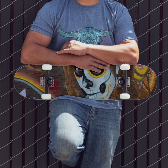 Skateboard - Psychedelic Street Art (Extérieur 3)