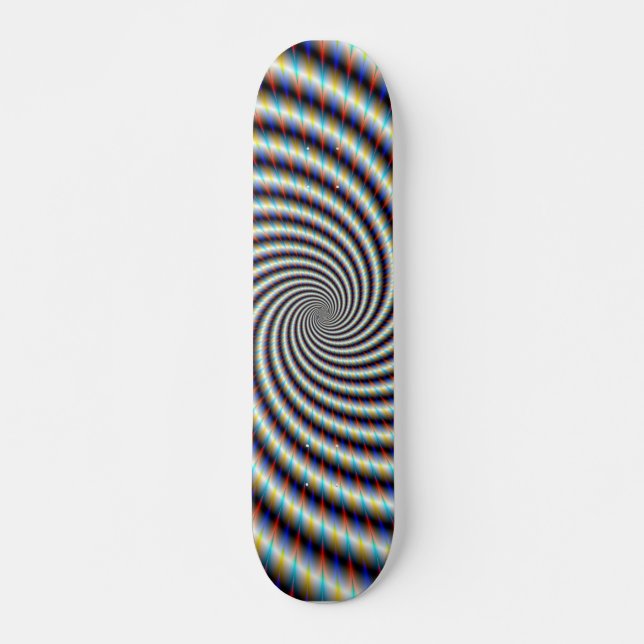 Skateboard Psychedelic Swirl (Devant)