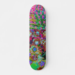 Skateboard Psychédélique Abstrait Purple Sedum Super