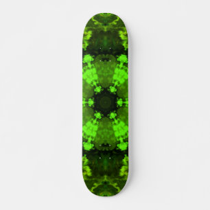 Skateboard Psychédélique Hippie Vert