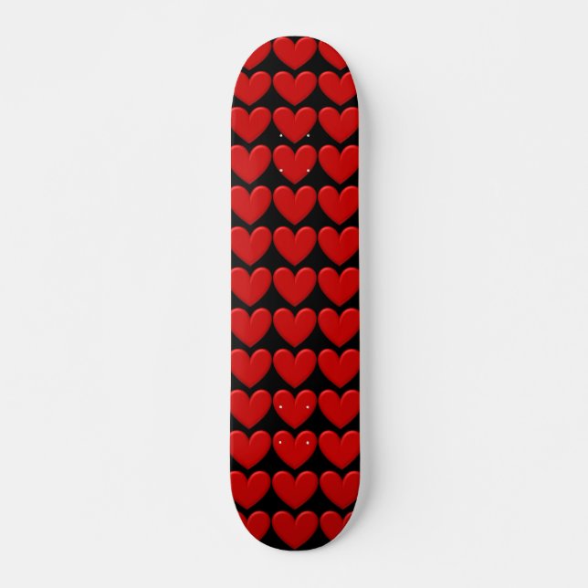 Skateboard Puffy Hearts (Devant)
