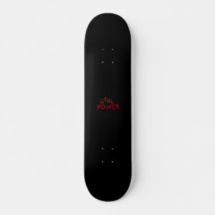 Skateboard Puissance de fille avec Rose