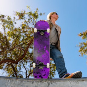 Skateboard Pulvérisateur de peinture Effet Patinage violet