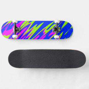 Skateboard Pulvériser Paint Pink Lime Blue