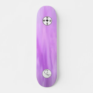 Skateboard Purple Compteur & Carte