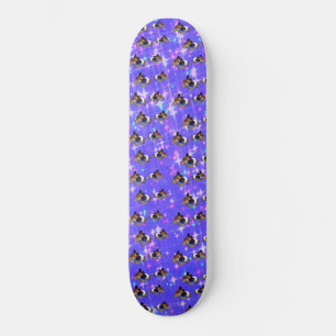 Skateboard Purple Guinée Pig Sparkle