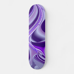 Skateboard Purple Snow Dream, Imaginaire Abstrait Rainbow-Art