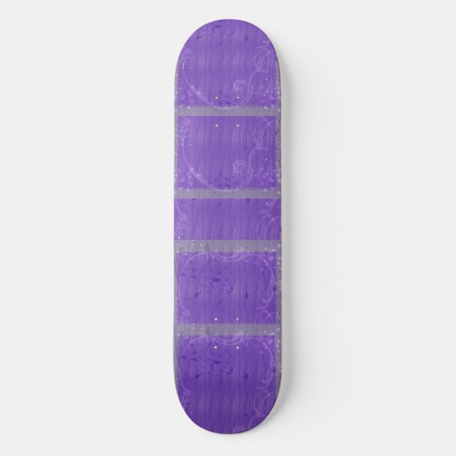 Skateboard purple wow. (Recto)