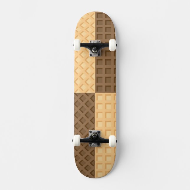 Skateboard Quatre gaufrettes (Recto)