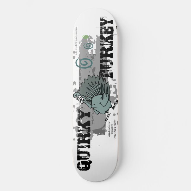 Skateboard QUIRKY TURKEY Patinage vie sur mesure pont (Recto)