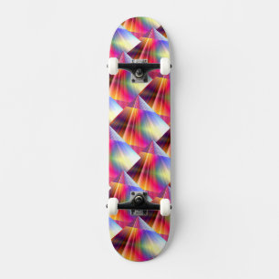 Skateboard Raies arc-en-ciel