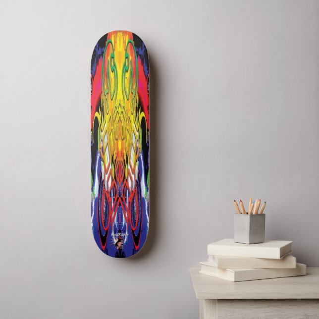 Skateboard RailRider g-cat Pro (Art mural)