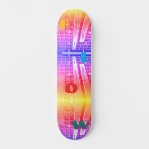 Skateboard Rainbow Flow